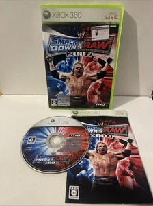 WWE 2007 Smack Down Vs Raw Xbox 360 Japanese Japan Import NTSC-J Game - Picture 1 of 7