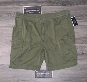 POLO RALPH LAUREN Men’s Big & Tall Olive Green Classic Fit Utility Cargo Shorts - Picture 1 of 7