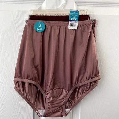 NEW Vanity Fair 3 Pairs Perfectly Yours Ravissant Tailored Briefs 6/M Multicolor - Image 1 of 3