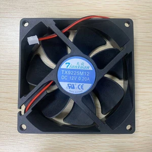 1PCS New Tianxuan TX9225M12 Cooling Fan 9025 DC12V 0.20A 9CM 2Pin - Bild 1 von 1