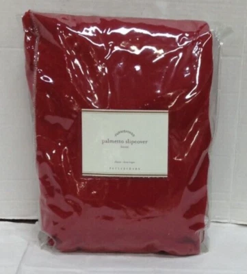Pottery Barn Palmetto Outdoor Chaise chair Patio Cushion Slipcover 80x26 RED - Image 1 of 4