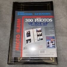 Pioneer Bi-Directional 4 x 6 Photo Album Holds 300 Black slip in pockets