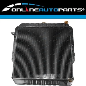 Radiator for Landcruiser HJ75 2H 4.0L Diesel - Brass Tank 4 Row Copper Core - Picture 1 of 4