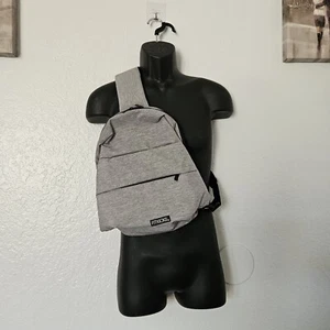 Fitkicks Latitude Active Lifestyle Sling Bag Backpack Grey NWOT - Picture 1 of 7