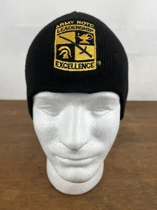 Army ROTC schwarze Polyester-Beanie Einheitsgröße Rutsche - Bild 1 von 6