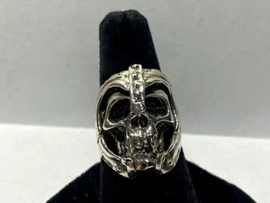 Anillo de calavera de plata esterlina .925 * - Imagen 1 de 2
