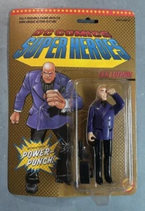 1989 TOY BIZ DC COMICS SUPERHEROES LEX LUTHOR with POWER-PUNCH (MOC) * - Picture 1 of 3