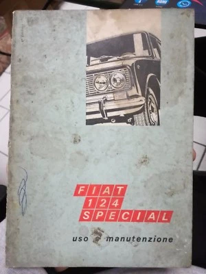 Fiat 124 Special Uso y Mantenimiento Coche Máquina Folleto 6° Ed. 1970 - Imagen 1 de 2