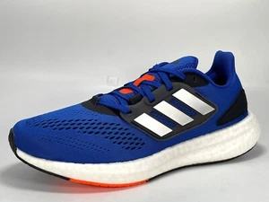 RRP £110 Brand New Adidas PureBoost 22 Men's Blue Low Running Trainers Size 7 - Picture 1 of 19