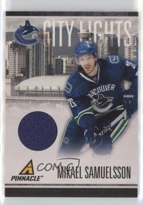 2010-11 Panini Pinnacle City Lights Materials /499 Mikael Samuelsson #14