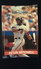 Kevin Mitchell SF Giants Line Drive Collect a Books PROOF 1991 SCARCE Cover WOW