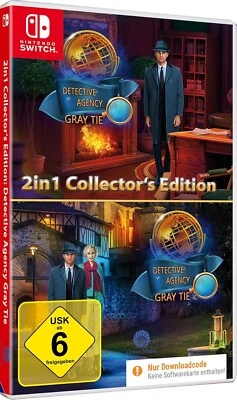 MARKT UND TECHNIK 2in1 Detective Agency 1+2 Collectors - Wimmelbild Spiele - Switch Code in a Box