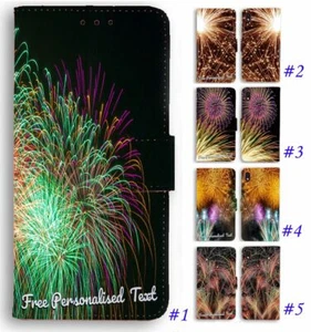 Personalised Text Wallet Phone Cover For HTC U Ultra Play 12+ 11 X9 X10 530 820 - Picture 1 of 11