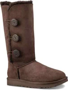 BOTAS ALTAS UGG® AUSTRALIA BAILEY BOTÓN TRIPLET REINO UNIDO 5,5 EUR 38 EE. UU. 7 PRECIO DE VENTA SUGERIDO POR EL FABRICANTE 220 £ - Imagen 1 de 24
