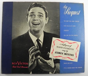 James Melton – By Request  ~ 1946 RCA Victor Red Seal Album - 3 x 10" 78RPM - Picture 1 of 16