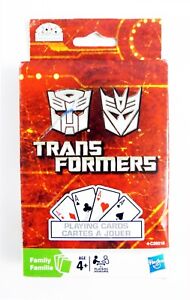 Transformers cartes à jouer boîte scellée jeux Hasbro enfants famille 2010