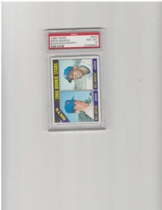 1966 Topps #574 New York Mets Rookie Stars Hepler/Murphy PSA 8 (NM-MT) - Picture 1 of 2