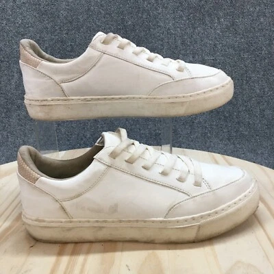 Dr. Scholls Sneaker Womens 10M White Nailed It Lace Up Casual Comfort Leather - Image 1 of 4