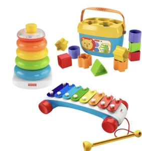 Fisher-Price Classic Infant Trio Gift Set Toy New With Box - Picture 1 of 3