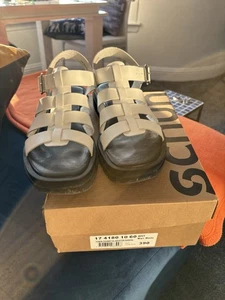 Schuh White Gladiator Sandal - 6 - Picture 1 of 5