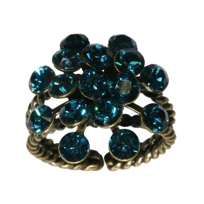 Konplott Ring Magic Fireball türkis Indikolit - Bild 1 von 2