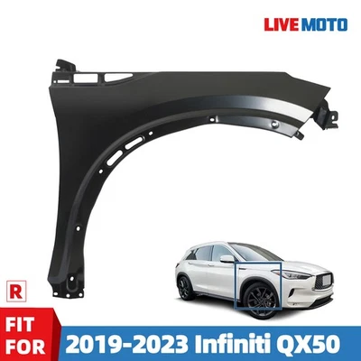 For 2019-2023 Infiniti QX50 Right Passenger Side Fender Cover Panel FCA00-5NAMA Foto 1 de 4