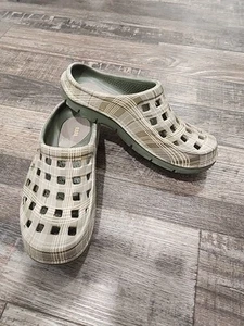 Land's End Unisex Trellos Printed Clog Sz 7W 5M - Picture 1 of 4