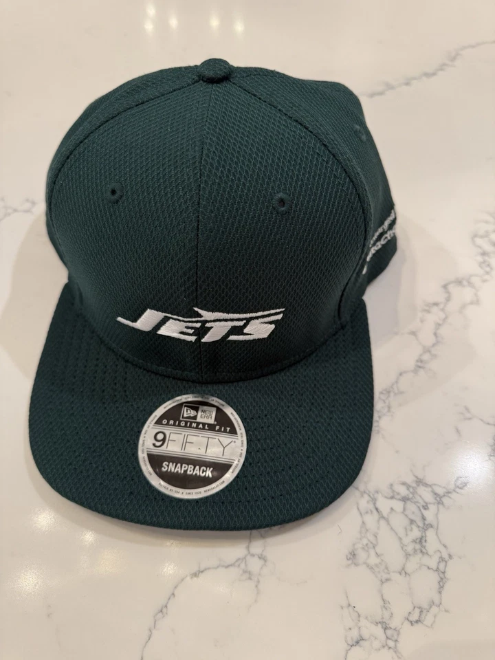New Era New York Jets 9FIFTY Gorra Ajustable Snapback Negra NFL Fútbol Foto 1 de 4