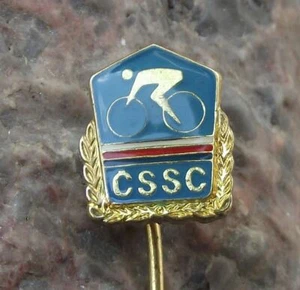 CSSC Czechoslovakia CSSR Cycling Club Association Bicycle Members Pin Badge - Picture 1 of 8