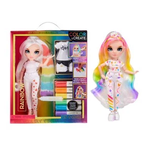 Muñeca Hágalo Usted Mismo Arco Iris Alto Color y Crear Moda - Ojos Azules, Cabello Liso, Bon... - Imagen 1 de 8
