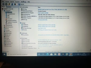 HP 550 Intel Core 2 Duo T7500 2,2 GHz, 3GB, 160 GB HDD, Laptop Notebook - Bild 1 von 7