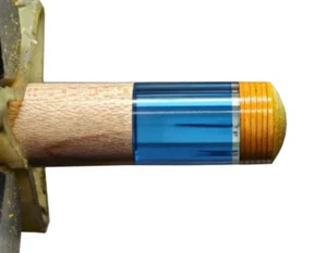 Billard Acryl Transparent Carom Pool Queue Bunt Zwinge Durchmesser 14 mm x L 25 mm - Bild 1 von 8