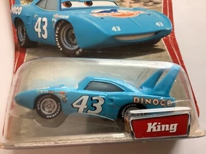 NUEVO 2005 Disney Pixar World of Cars Dinoco KING coche original nuevo en paquete - Imagen 1 de 5