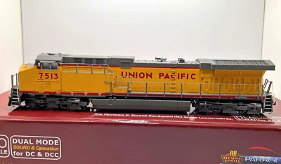 HO BROADWAY LIMITED 2001 GE AC6000 UNION PACIFIC UP 7513 DC DCC SOUND PARAGON 2 - Image 1 of 2