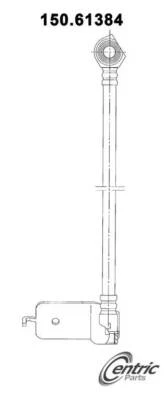 Гидравлический шланг Centric Brake для Lincoln Town Car 1991-1997 годов выпуска 150.61384 - Изображение 1 из 4