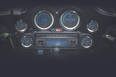 Harley-Davidson Road Glide KOSO 2004-2009 FLTR DIGITAL GAUGE CLUSTER SIL BISEL ' Foto 1 de 4