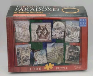 Blue Opal 1000 Piece Puzzle Impossible Constructions NEW Sealed - Picture 1 of 7