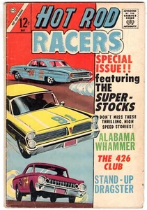 Hot Rod Racers #3 mayo 1965 Charlton Edad de Plata Cómic Auto Racing 426 Hemi - Imagen 1 de 2