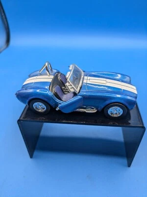 New Ray 1:32 Speedy Power 1966 Shelby Cobra 427 Blue & White - Image 1 of 4