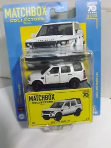 2022 Matchbox Collectors 70 Years Pearl White 2016 Land Rover LR4 1/22 - Picture 1 of 2
