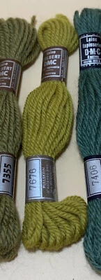 BaaWoolly Yarns : Vintage LAINE COLBERT DMC PARIS Tapestry Wool Yarn. # 7676 - Image 1 of 3