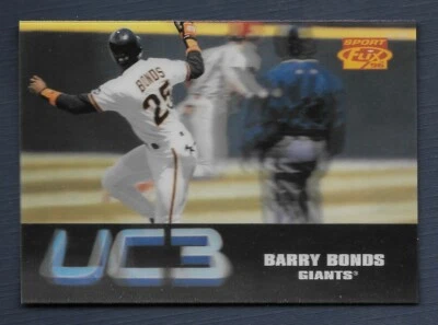 1996 Sport Flix UC3 Barry Bonds #112 San Francisco Giants MINT - Image 1 of 2