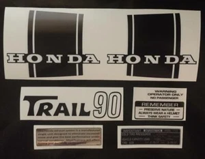 Honda CT90 1970-73  Trail 90 Decal Set , Trail 90 Stickers, Graphics   - Picture 1 of 7