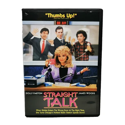 Straight Talk DVD Region 1 1992 Movie Dolly Parton James Woods Free Post - image 1 of 3