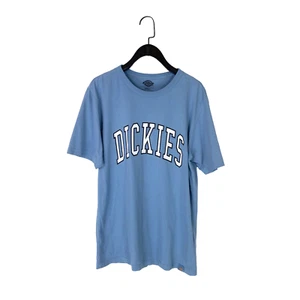 Dickies Aitkin Tee In Allure Blue Spellout Logo - Size S - Picture 1 of 11