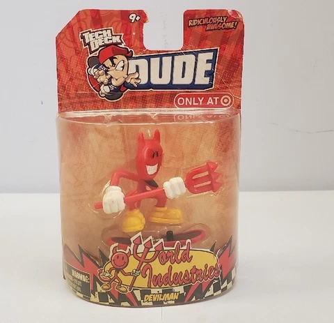 Vintage Tech Deck Dude Devilman Target Exclusive New World Industries Very Rare Cover