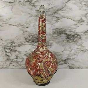 Cigar Label Memory Bottle Tramp Folk Art French Chastenet Freres Bottle Antique - Picture 1 of 11