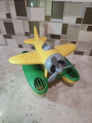 Made In USA From Recycled Plastic..GREEN TOYS . Seaplane  Floatplane 9"  - Image 1 of 4