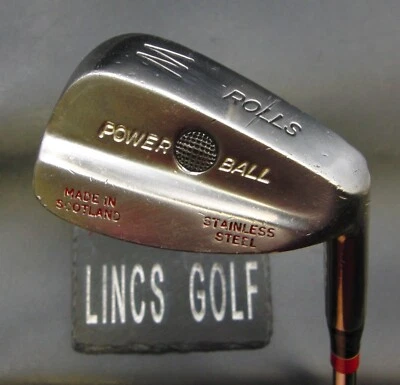 Vintage Spalding Power Ball Rolls Stainless Pitching Wedge Regular Steel Shaft - Image 1 of 4