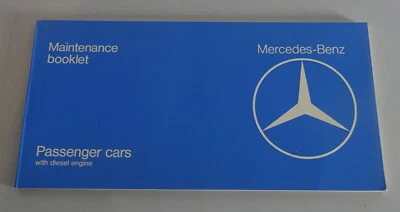 Maintenance Booklet Mercedes-Benz W123 240 / 300 D+CD without entries from 1977 - Bild 1 von 4